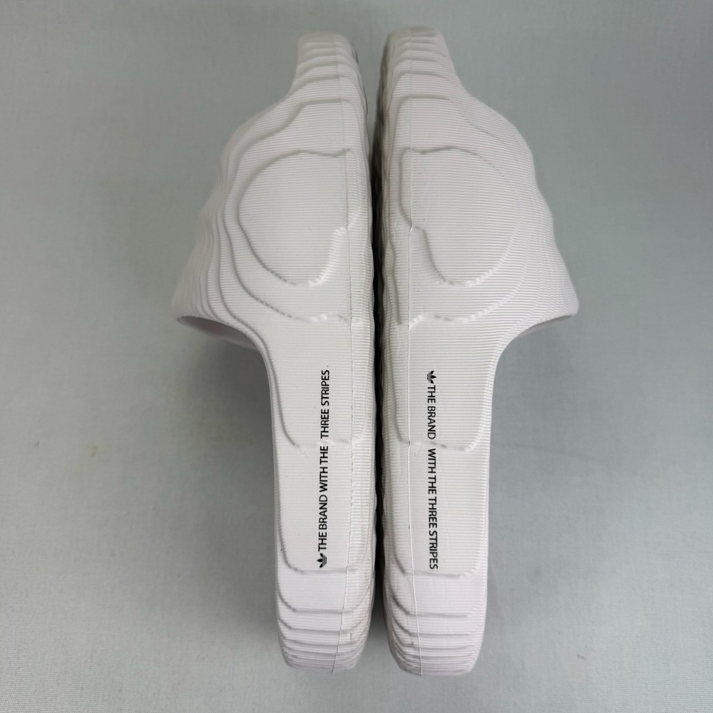 Adidas Adilette 22 White Slides Men's Size 13 Swim - Picture 13 of 14